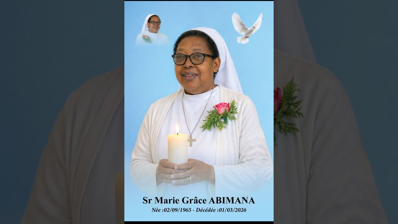 Les cérémonies de funérailles de Soeur Marie Grâce ABIMANA