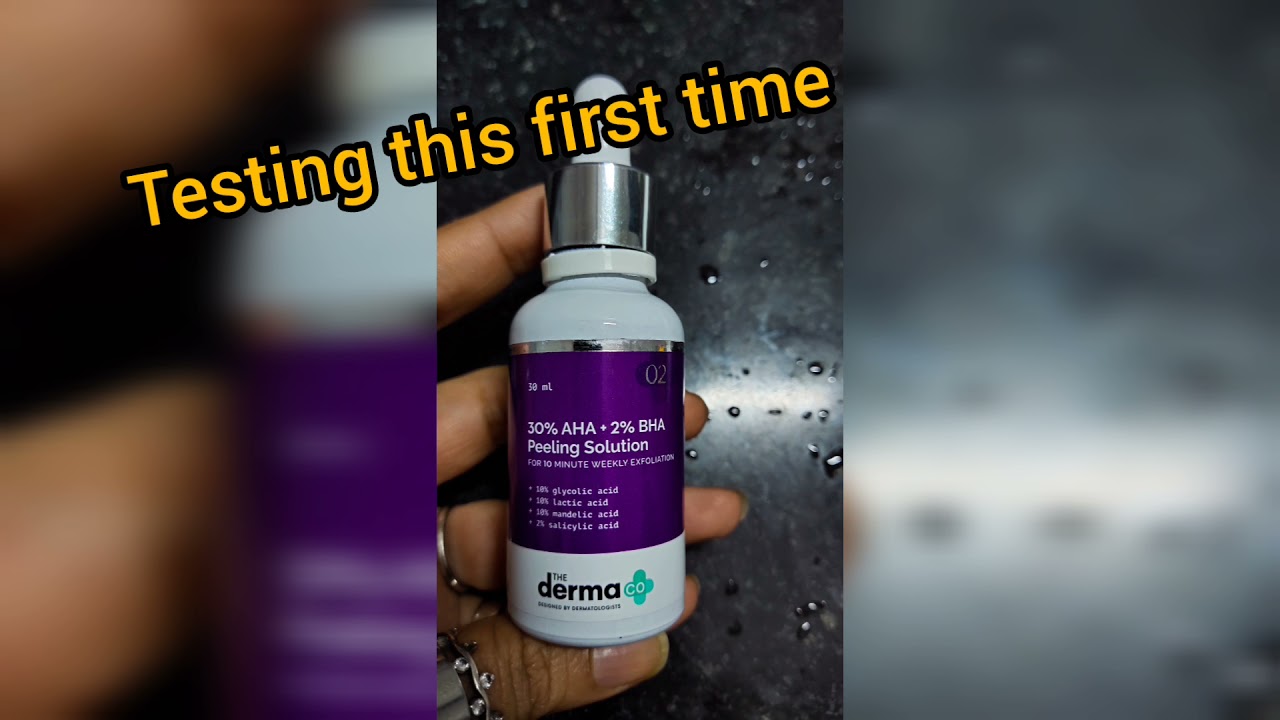 the derma.co 30%AHA+2%BHA 