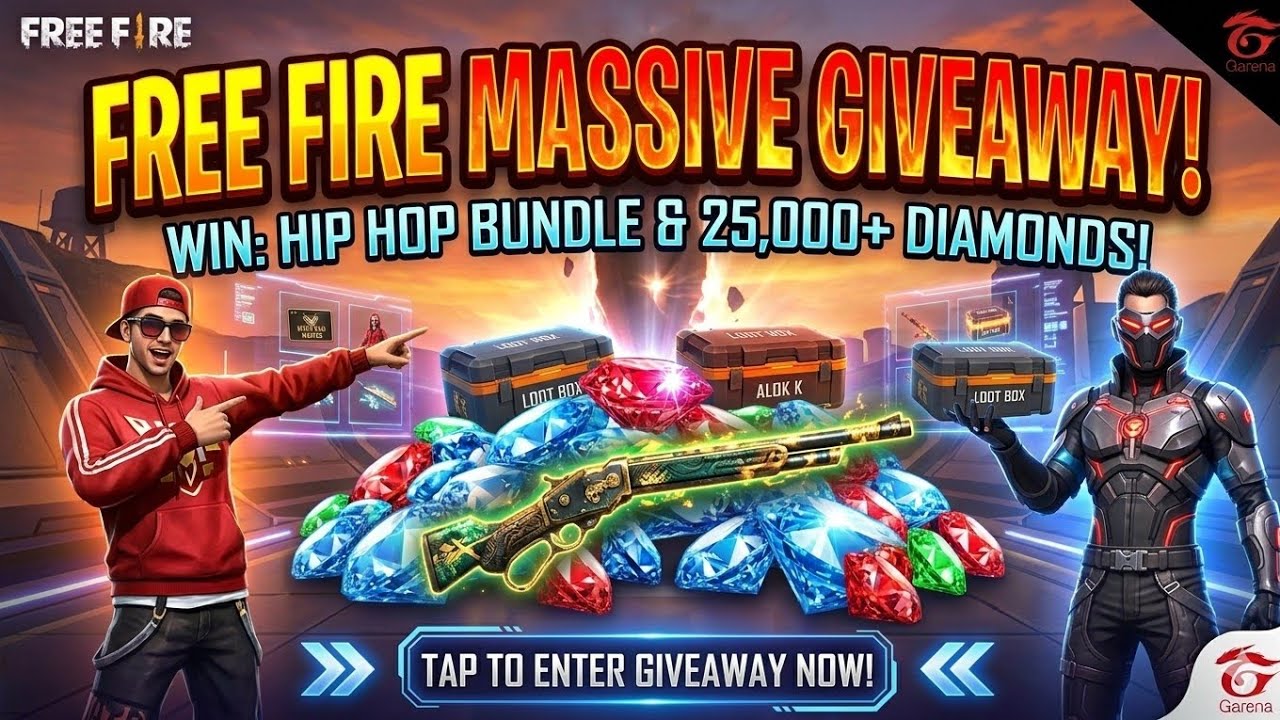 100% Real Giveaway! 💎 Win Diamonds & UPI Cash Prize | Garena Free Fire