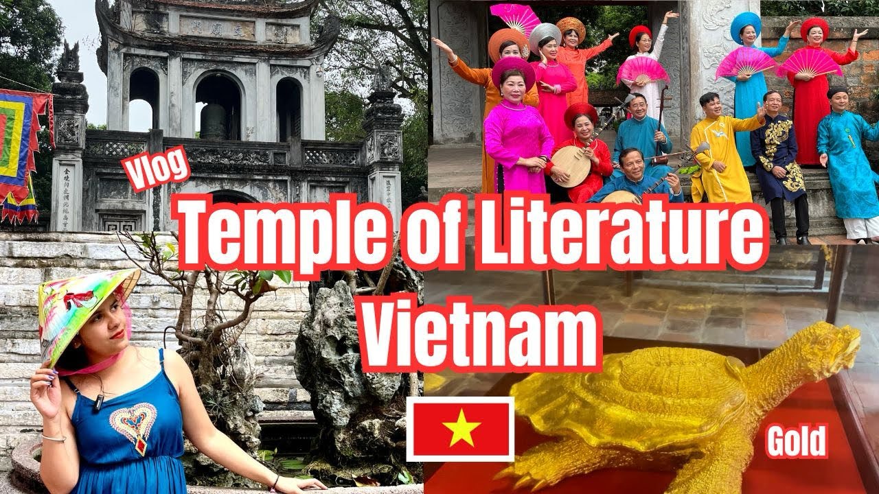 Temple of Literature in #vietnam | #vlog #vietnamtravel #travelvlog #indianinvietnam