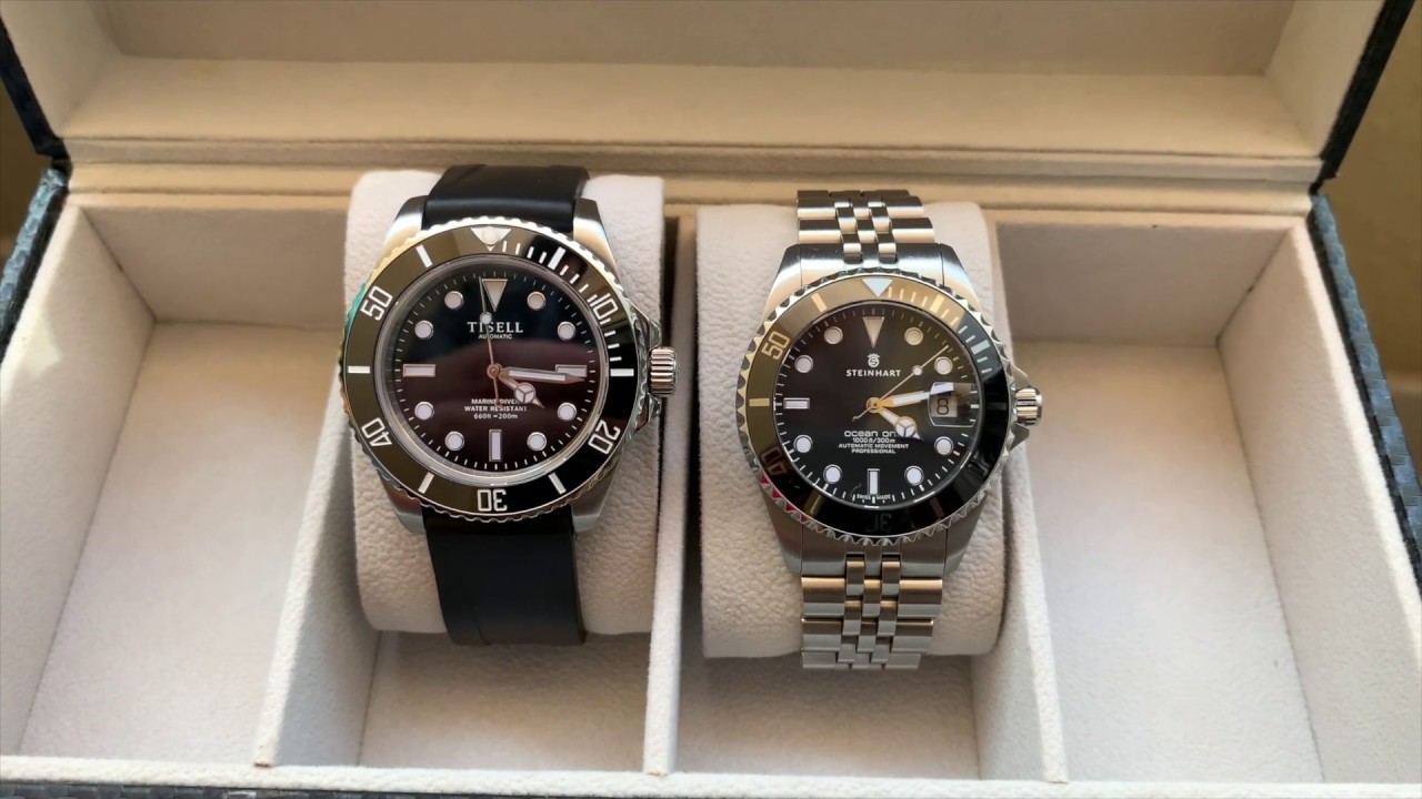 Tisell Marine Diver vs Steinhart Ocean one 39 side-by-side