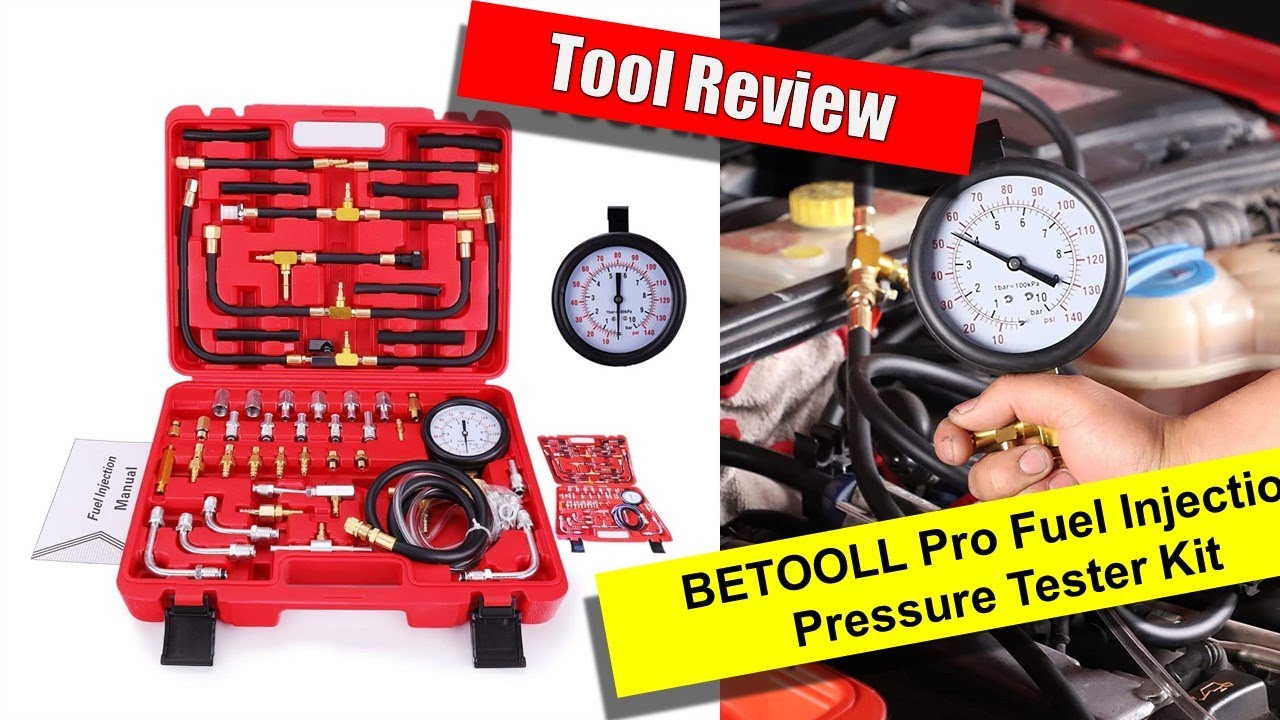 Обзор комплекта для проверки давления впрыска топлива BETOOLL Pro