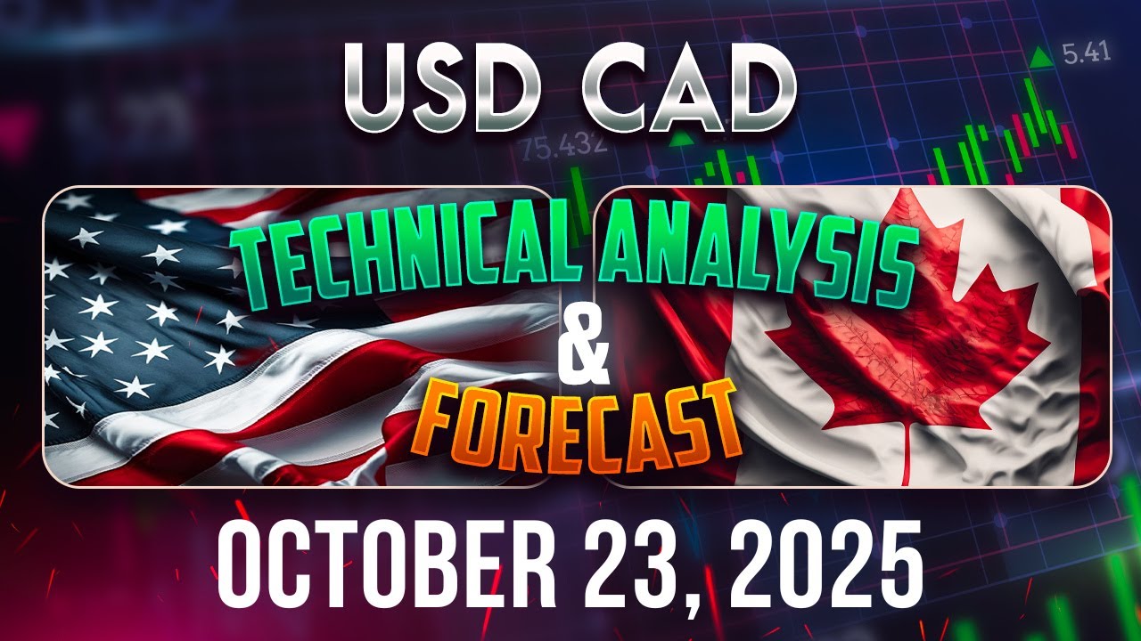 USDCAD Forecast and Technical Analysis for October 23, 2025