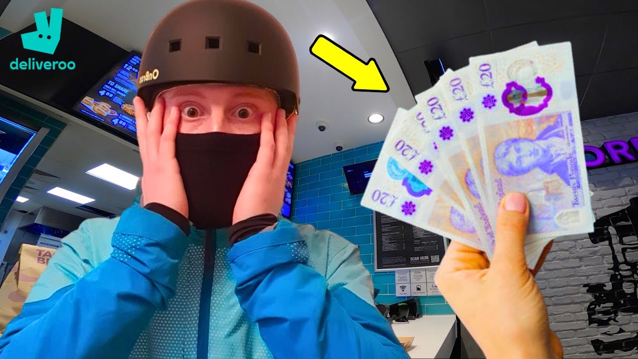 I Couldn't BELIVE The Amount Of TIPS! London Delivery Gopro POV