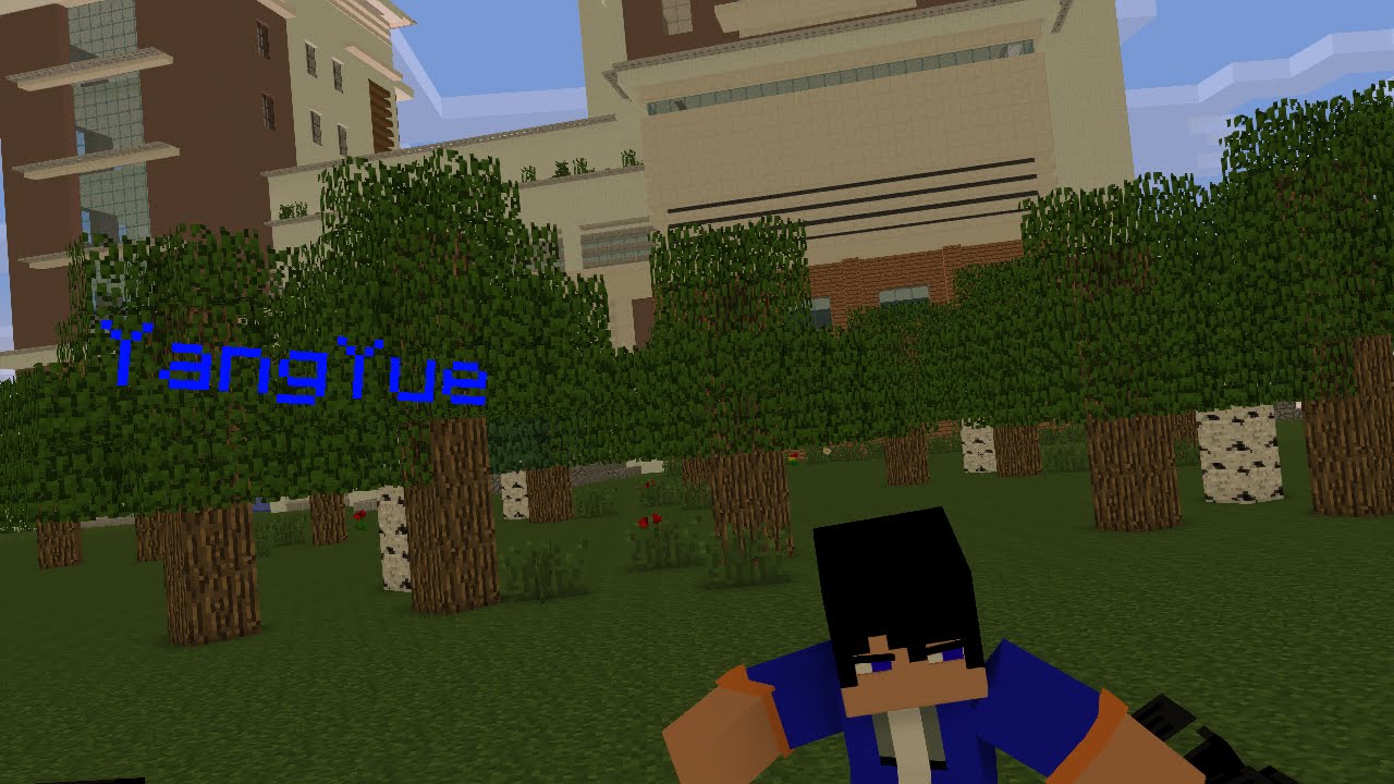 Minecraft Animation give [YangYue's intro]