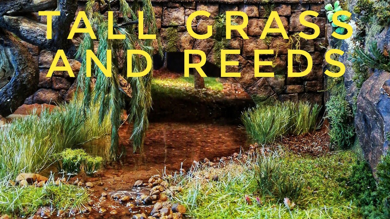 Tall grass and reeds for dioramas