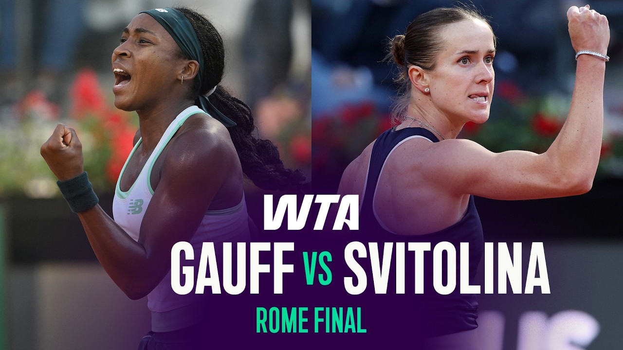 Коко Гауфф против Элины Свитолиной | Финал Римского турнира-2026 | Обзор матча WTA