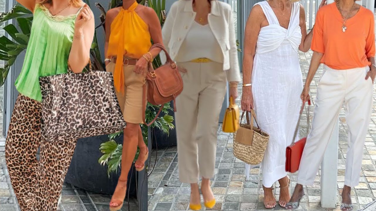 ATUENDOS Y COMBINACIONES DE ROPA PARA MUJERES DE MAS DE 50 QUE LES GUSTE VESTIR MODERNAS Y ATUALES