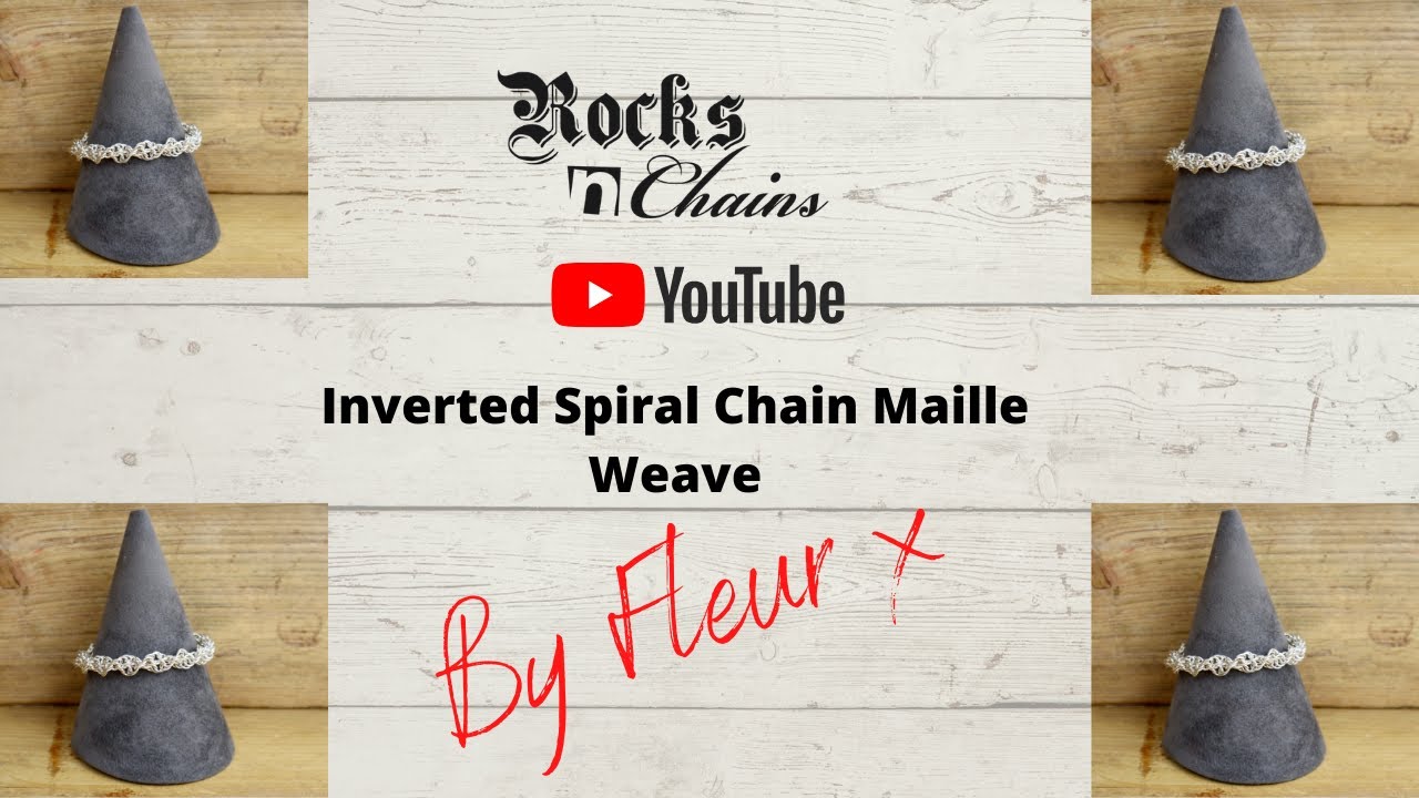 Inverted spiral Chain Maille Weave Tutorial