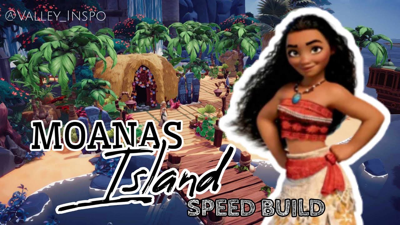 Vaianas Insel neben den Docks - A Rift in Time🏝️Disney Dreamlight Valley 🌴 Speed Build MOANA ISLAND🌞