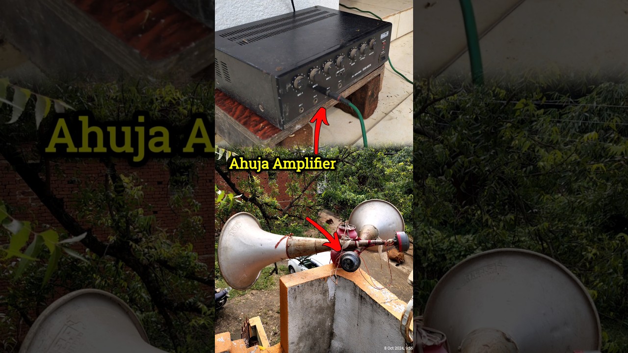 Sabse Chota Ahuja amplifier or Ahuja driver unit 🔊😲 #dj #ahuja #shorts