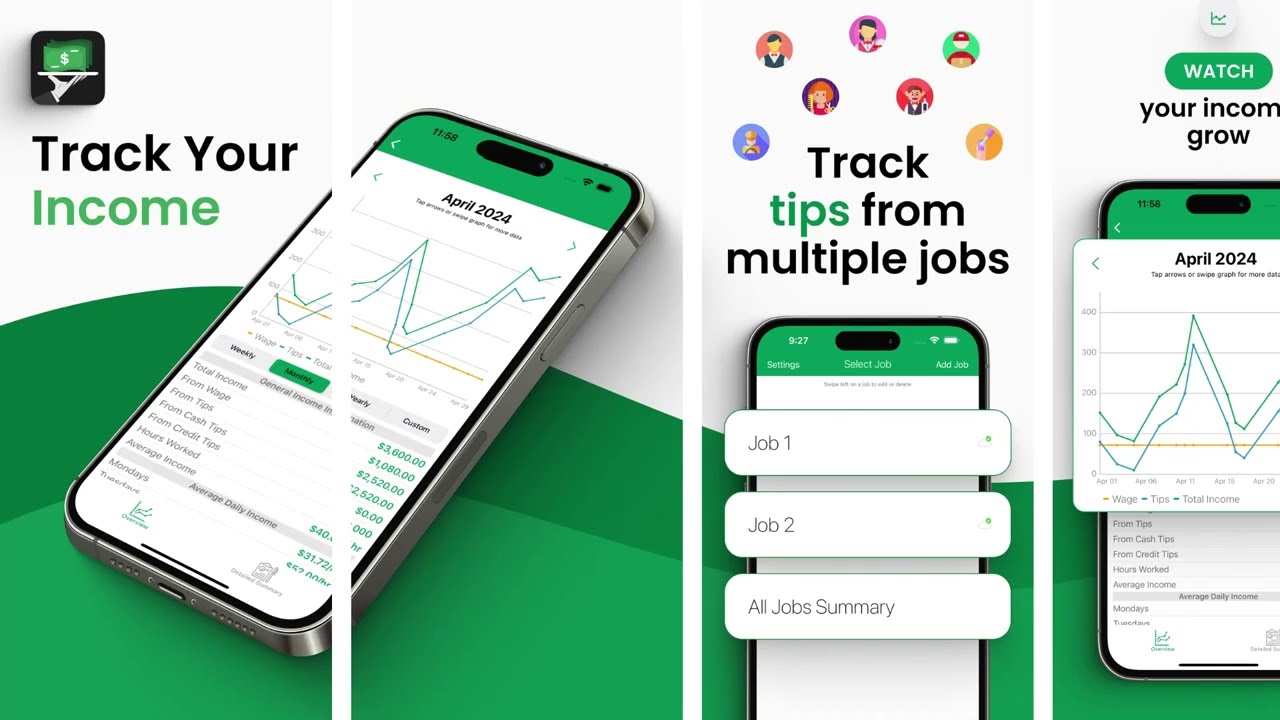 TipTracker - track your income - Tutorial