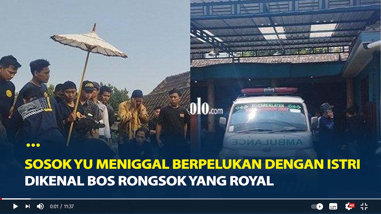Sosok YU Meniggal Berpelukan dengan Istri di Klaten, Dikenal Bos Rongsok yang Royal