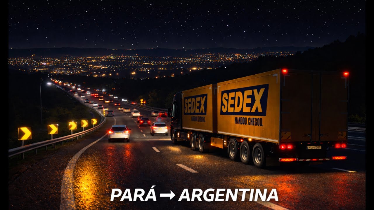 PARÁ → ARGENTINA | SUBIDAS PESADAS NA RODOVIA | EP.03 |– BITREM SEDEX NO ETS2 | 4K UHD