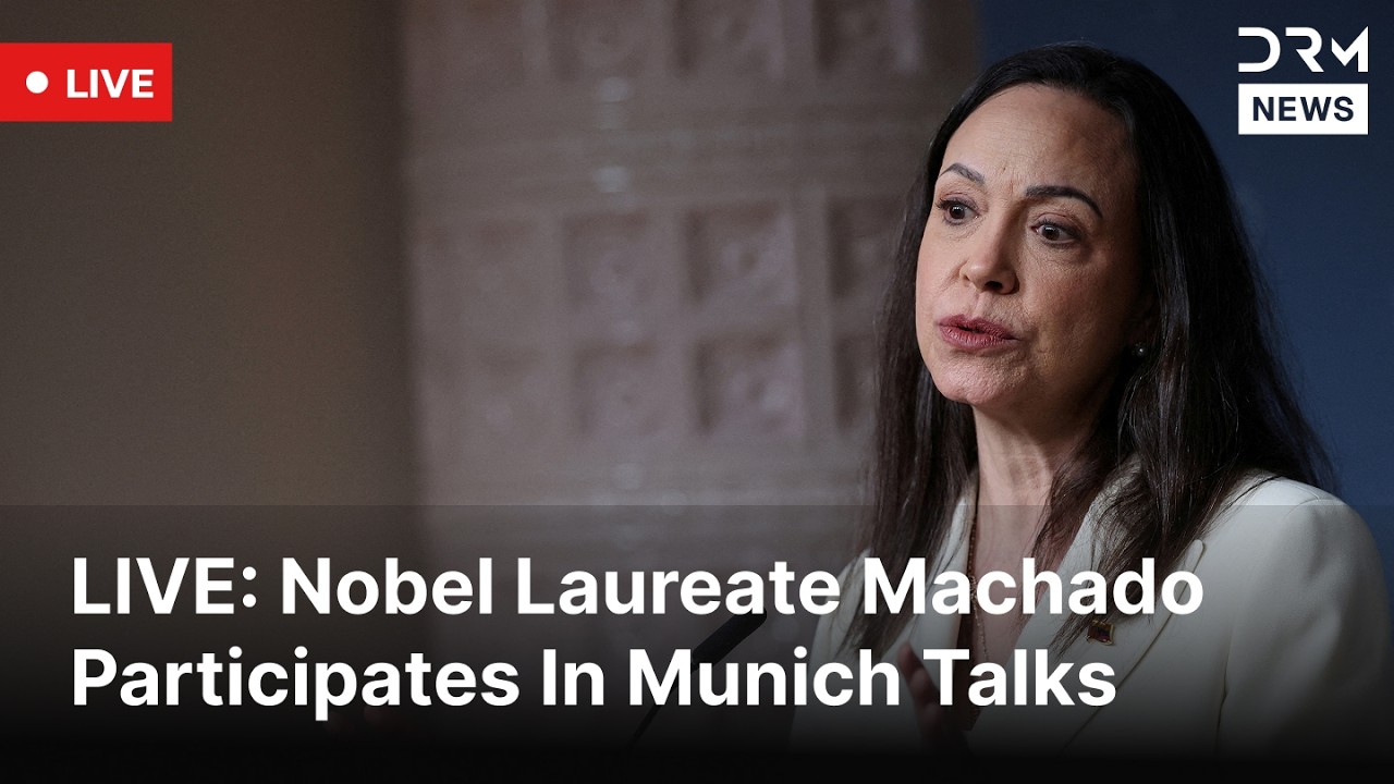 LIVE: Maria Corina Machado Speaks Virtually At Munich Security Conference | DRM News | AC1F