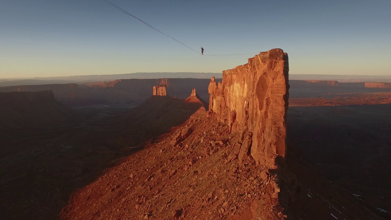 ACROSS THE SKY   a world record slackline in the utah desert