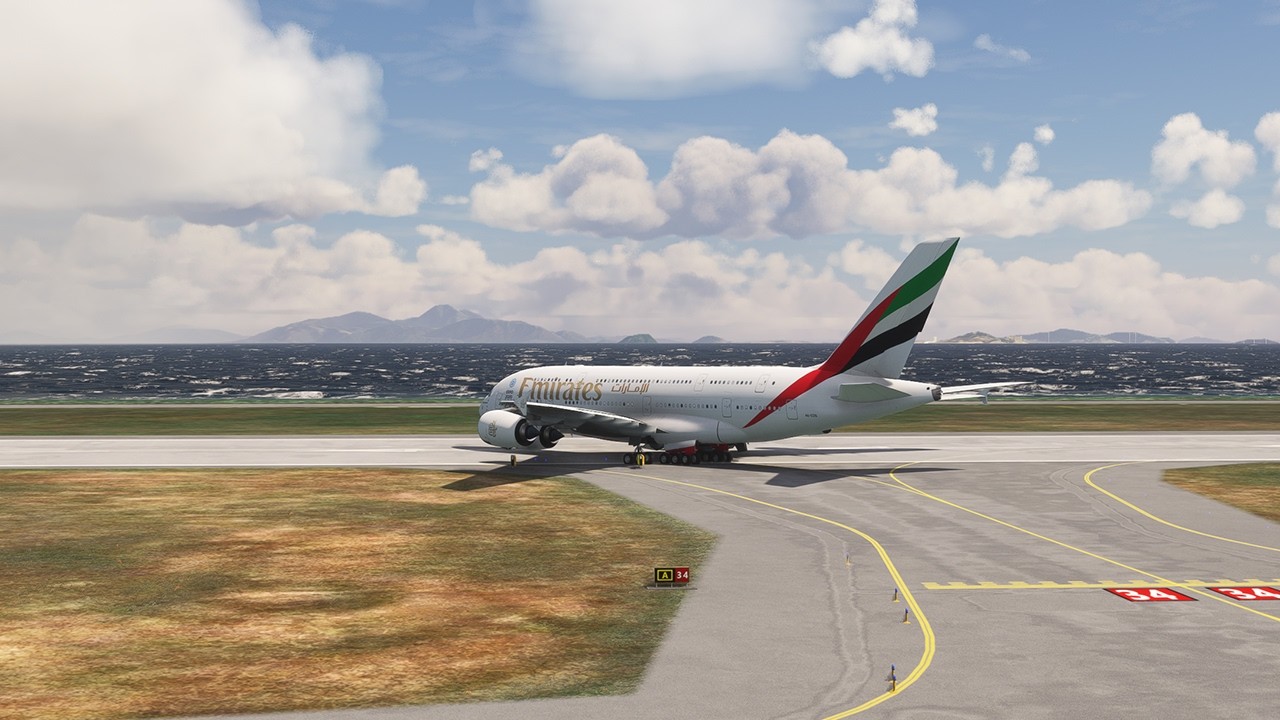 Epic Airbus A380 Emirates Takeoff at Macau Airport, Watch This Giant Aircraft Lift Off!