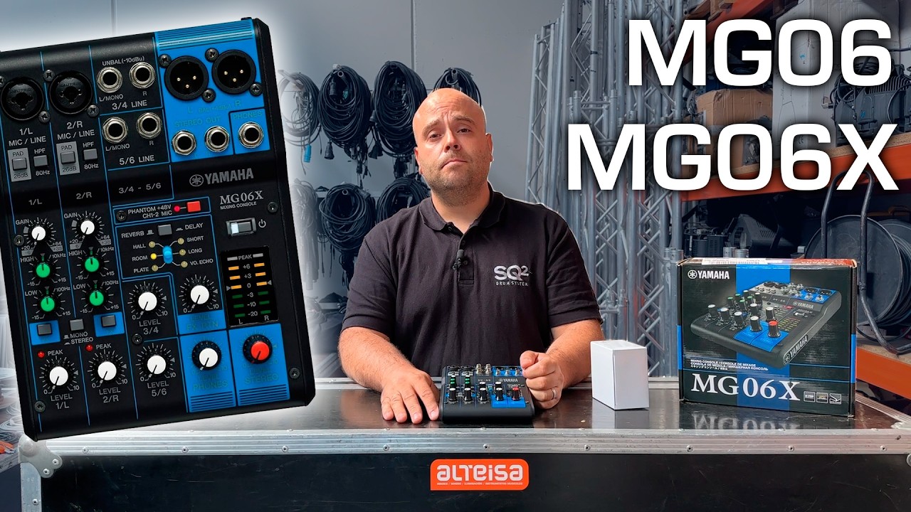 Mesa Yamaha MG06 y MG06X: review y cómo utilizarla — Alteisa Sonido