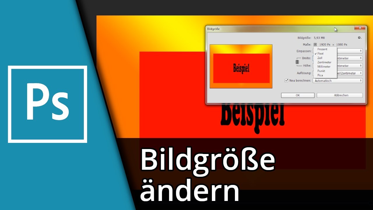 Photoshop Bildgr&ouml;&szlig;e &auml;ndern | Photoshop Ebenengr&ouml;&szlig;e &auml;ndern ✅ Tutorial