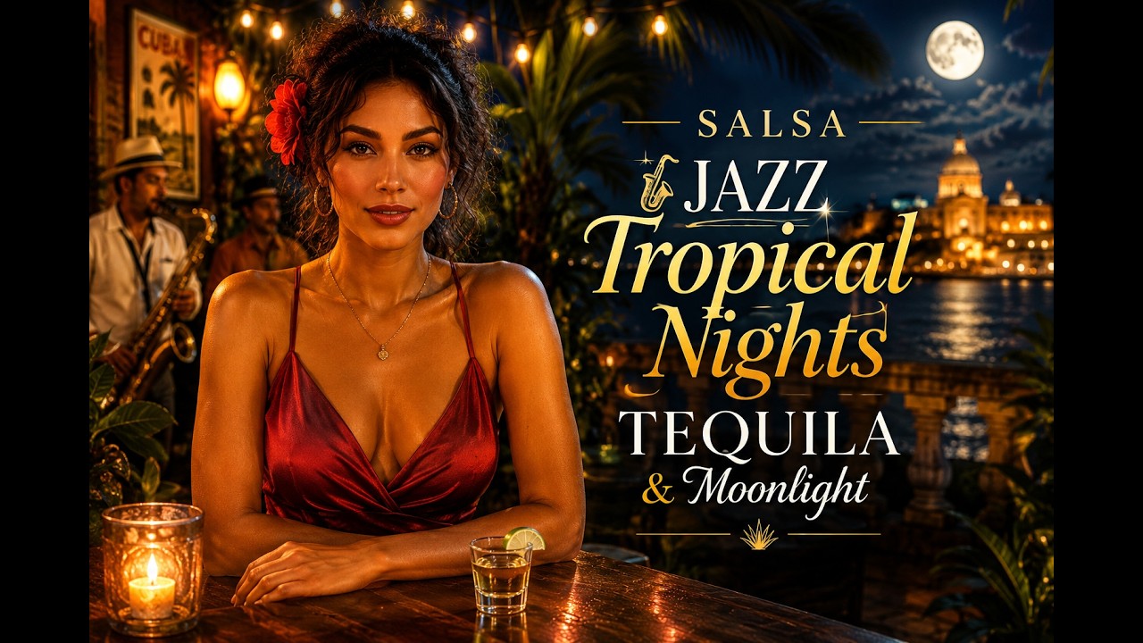 Salsa Jazz Tropical Nights 🥃 Tequila & Moonlight