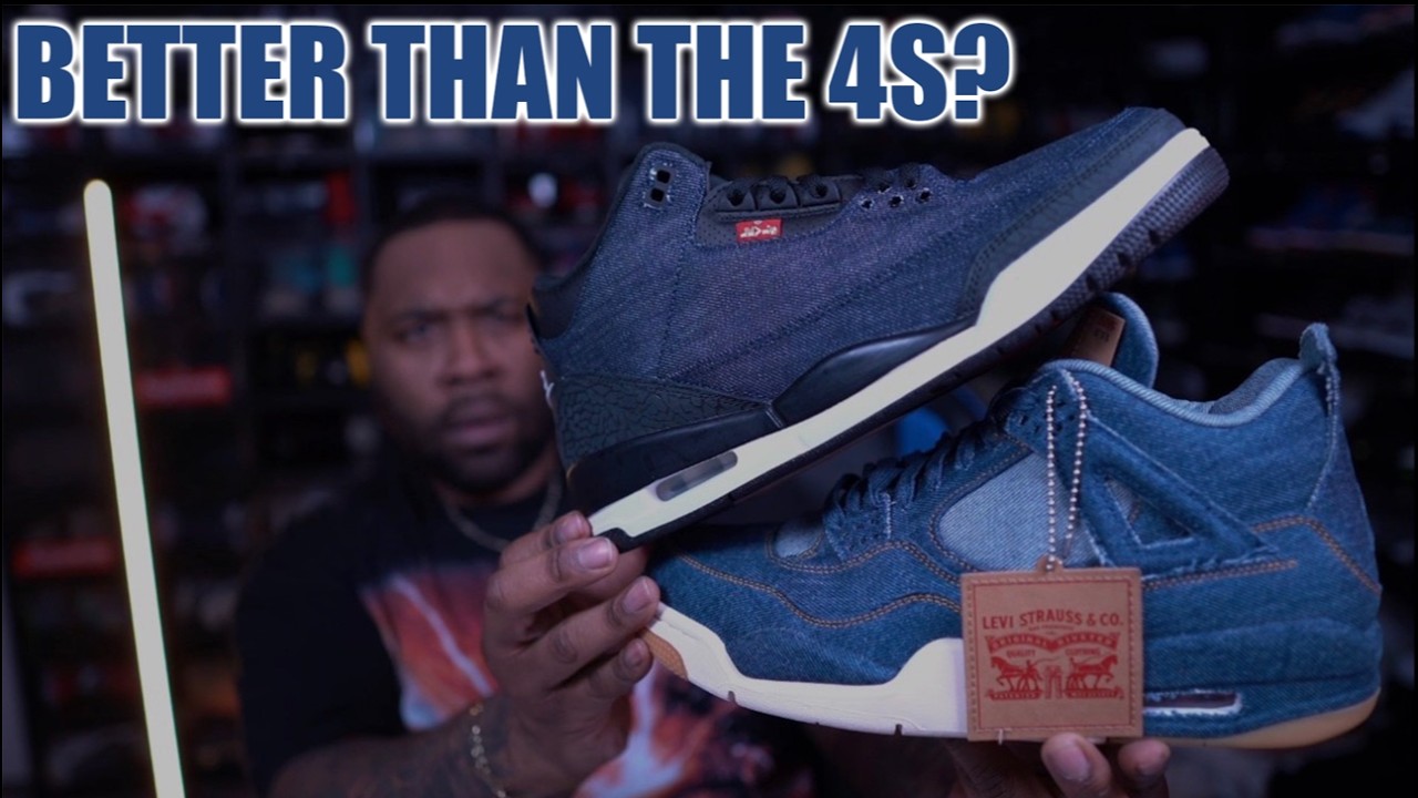 YALL SAID THESE BETTER THAN THE 4S? AIR JODAN 3 LEVI COLLAB MUST HAVE?
