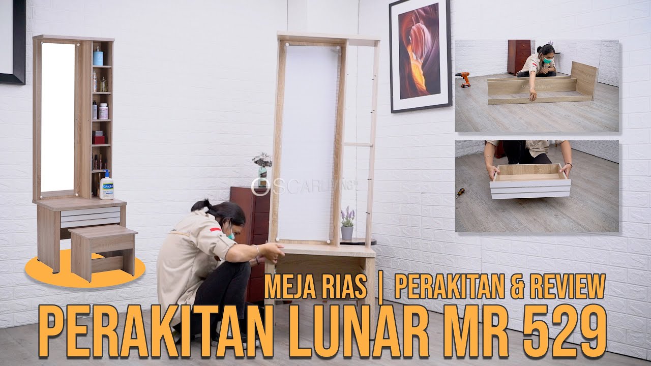 CARA MERAKIT LUNAR MR 529 MEJA RIAS IDAMAN | OSCARLIVING™