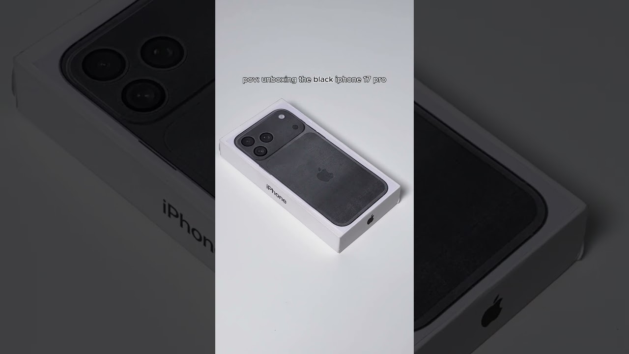 unboxing the black iphone 17 pro  like&hellip; #apple #iphone #tech #spigen