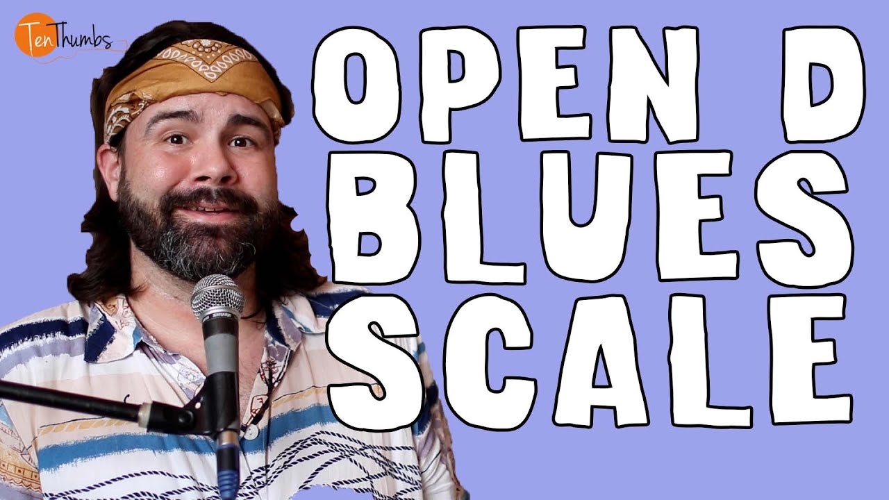 Блюзовые гаммы и блюзовые фразы в строе Open D