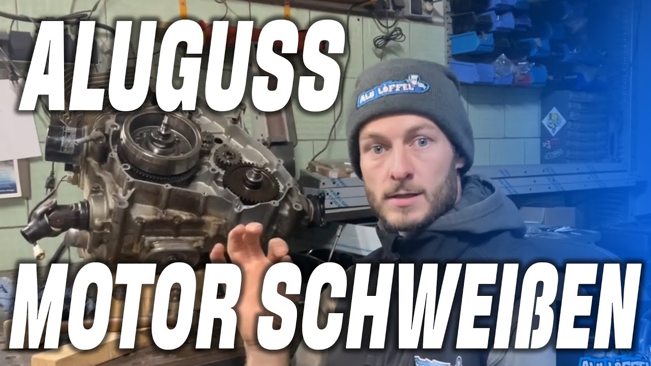 Aluguss Motorschweißen Aluminiumschweißen Wig Schweißen Tipps  Motorgehäuse Schweißen