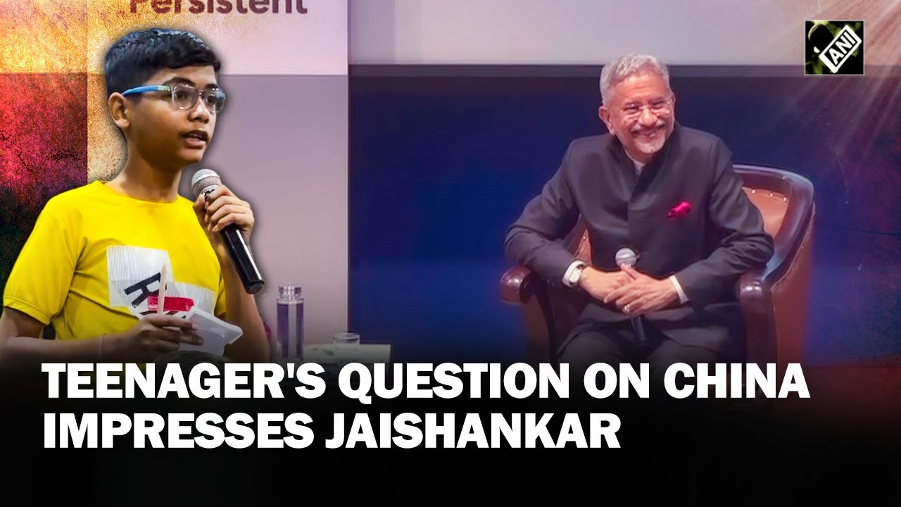 S Jaishankar smiles as 9th class student asks questions on harsh India-China ties, clears his doubt