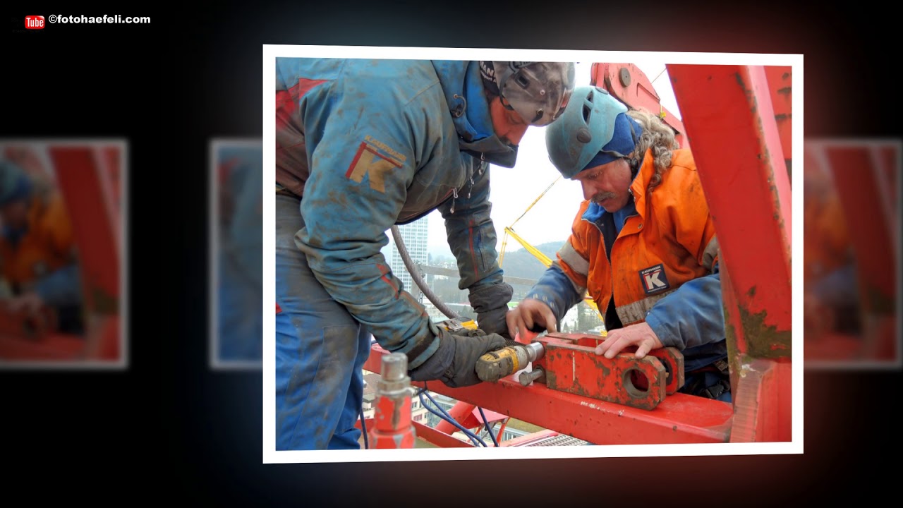 Wolffkran 9025 ccPlus, Montage Winterthur, Feb. 2018, Kaufmann Turmkrane AG