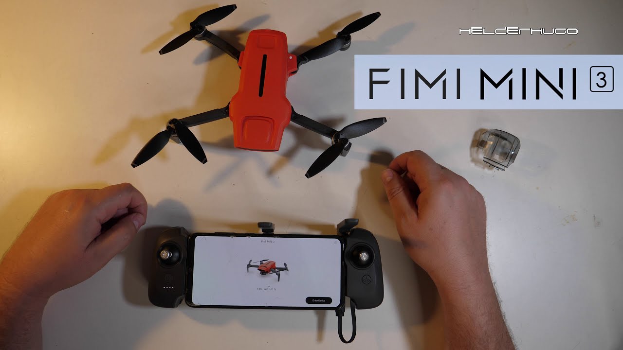 DRONE FIMI MINI 3 - UNBOXING - ATUALIZAÇÃO - VOANDO DENTRO DE CASA