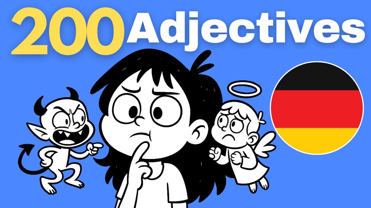 +200 Opposite German Adjectives You Must Know (A1–B1) + Example Sentences