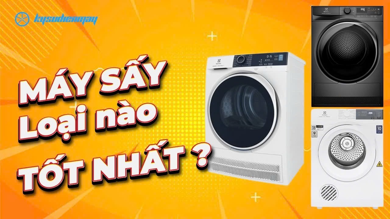 Nên mua máy sấy quần áo loại nào? Thông hơi, ngưng tụ hay bơm nhiệt heatpump?
