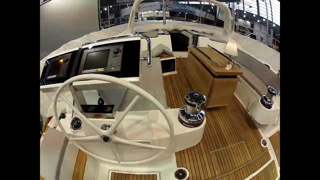 New Beneteau Oceanis 55 at the Paris Boat Show