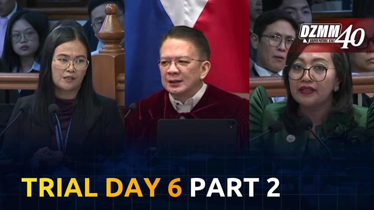 WATCH: VP Sara Duterte Impeachment Trial Day 6 Part 2 | (15 July 2026)