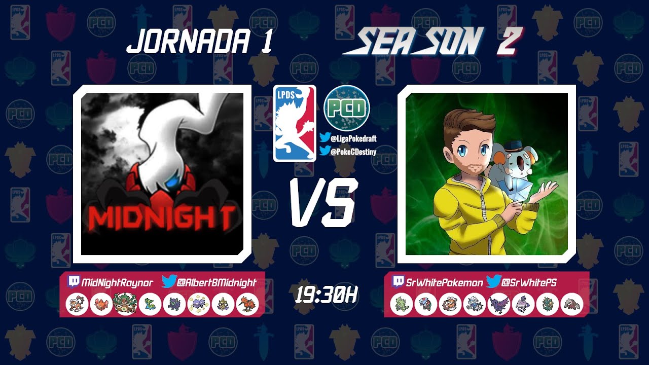 Midnight VS SrWhite 🔥 || Jornada 1 || GRUPO ESPADA ⚔️ || Liga PokeDraft Temporada 2