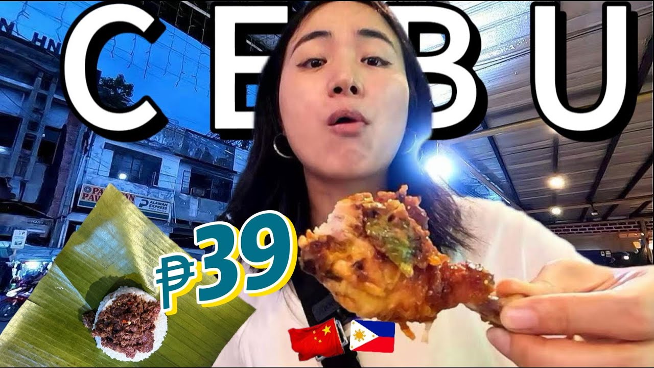 Chinese Girl Eats Like a True Filipina 🇨🇳🇵🇭 | Cebu’s Carbon Market  Shocked Me! 😲