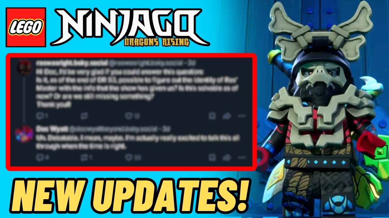 New Ras' Master Update! 😈 Ninjago Dragons Rising Future News!