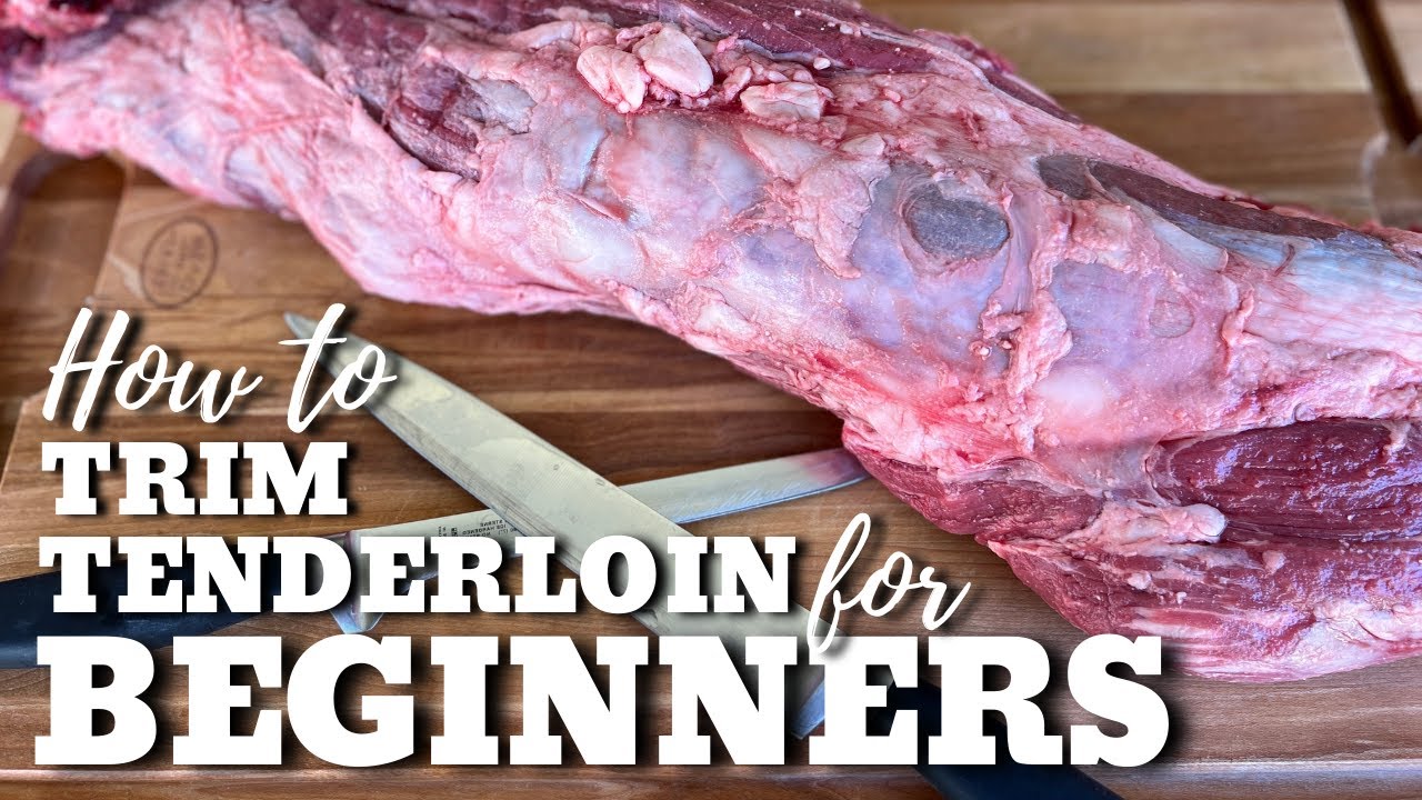 How to Trim a Whole Filet Tenderloin for Beginners   FULL VIDEO!