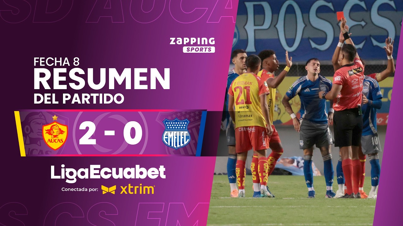 SD Aucas 2 - 0 CS Emelec / Fecha 8 / Liga Ecuabet conectada por Xtrim 2026