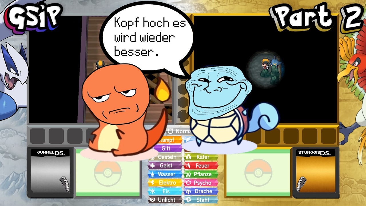 Wieder leidet Gummel! | Part 2 | Pokemon Heartgold/Soulsilver Typelocke-Soullink-Nuzlocke