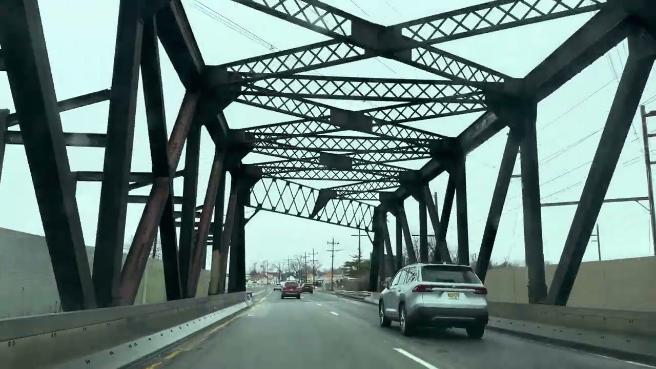 Driving Route 35 from Hazlet to Woodbridge NJ