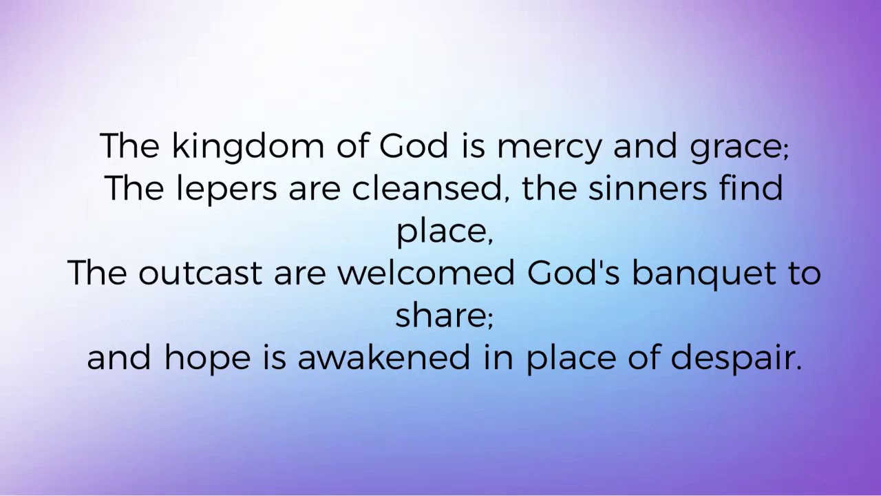The Kingdom of God is Justice & Joy