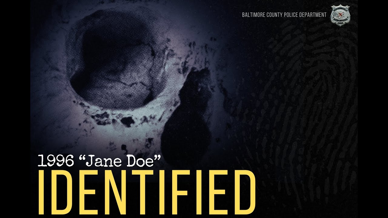 1996 Jane Doe Identified Press Conference| Baltimore County Police Department