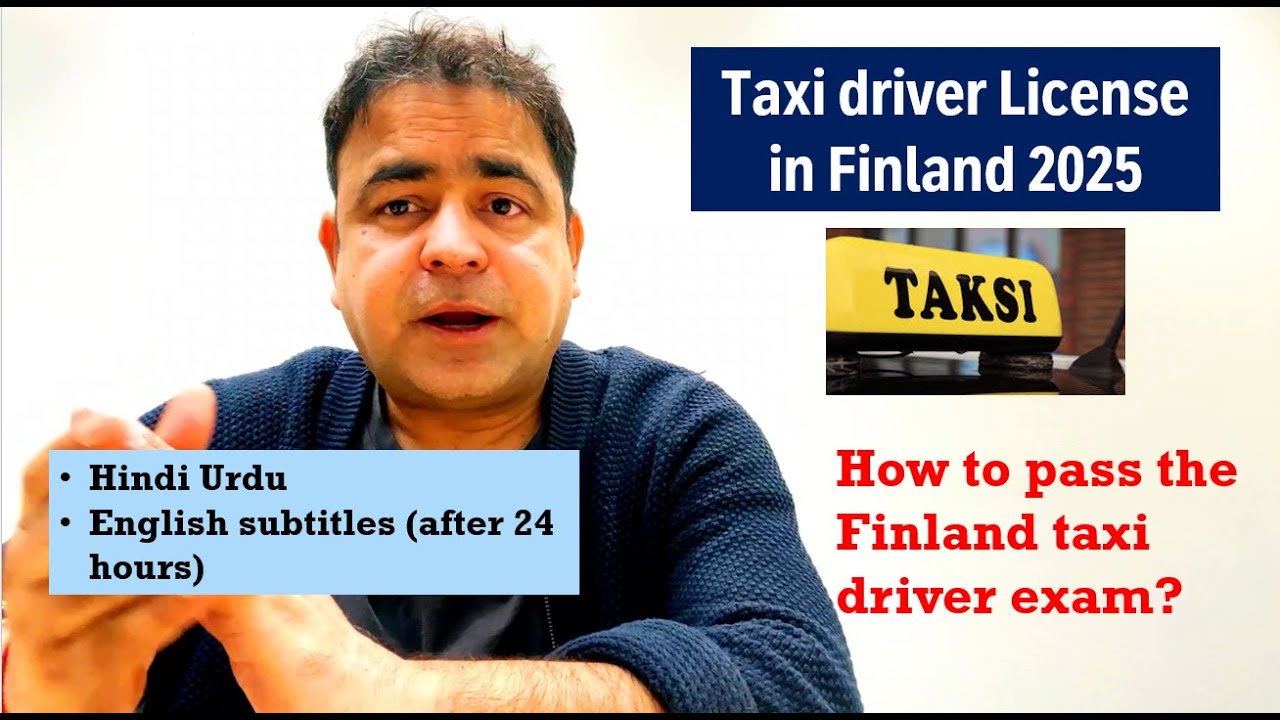 How to get taxi driver license in Finland 2025?