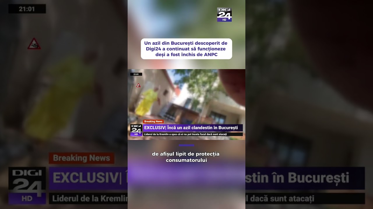 &Icirc;ncă un cămin de bătr&acirc;ni clandestin a fost găsit &icirc;n București #stiriledigi24 #digi24