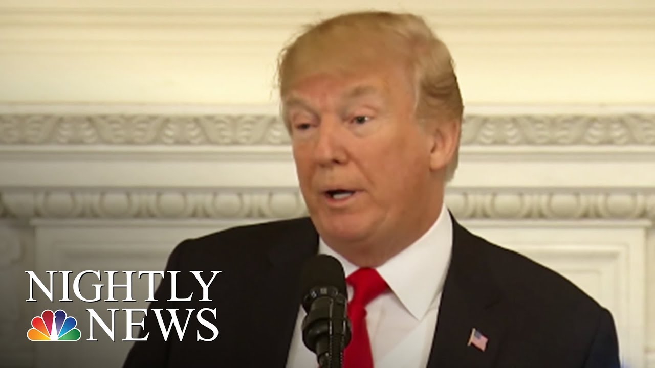 President Donald Trump Says He Would Have Run Into Florida School Without Weapon | NBC Nightly News