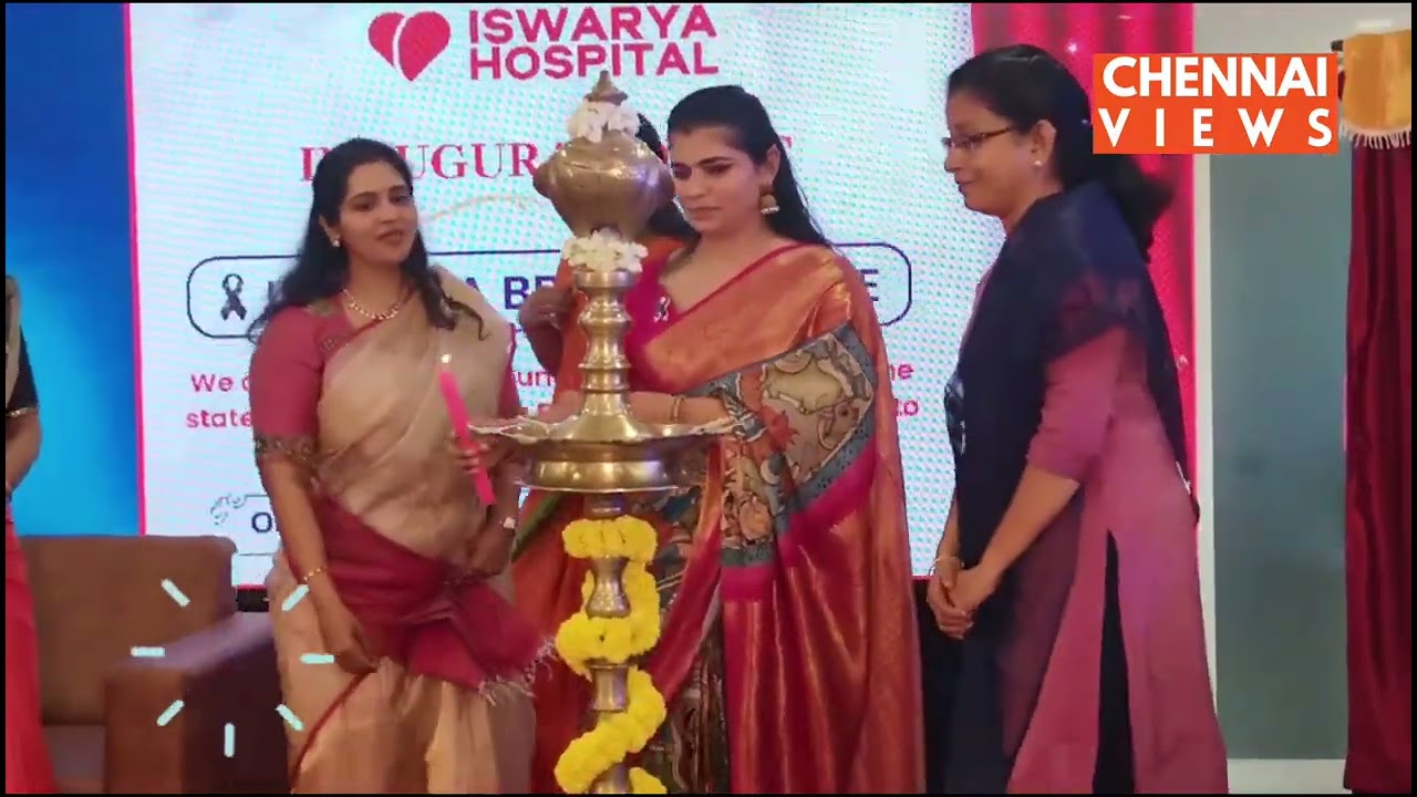 Singer Chinmayi inaugurated Iswarya Breast Centre Chennai #cinemachennai 