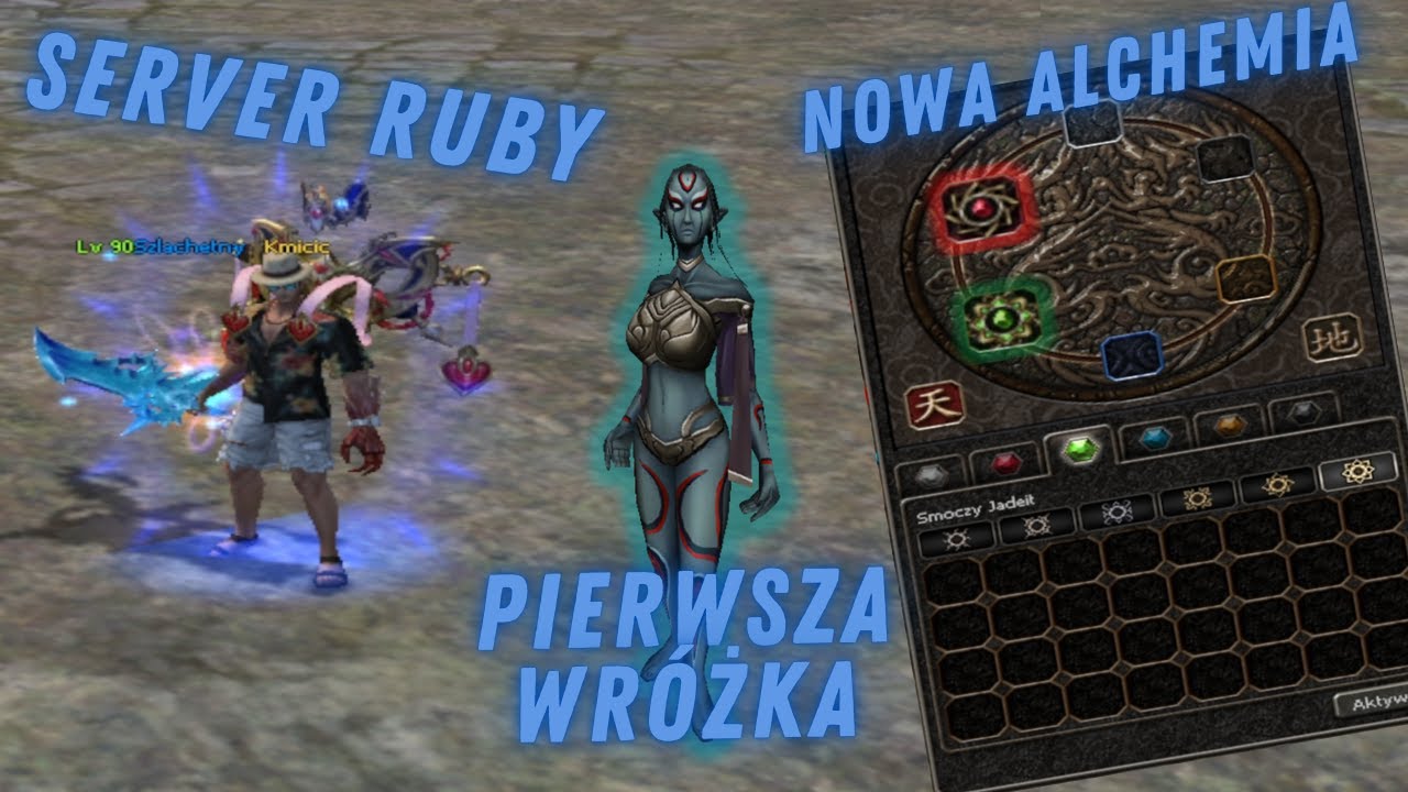 Metin2.pl Ruby - 2x 90LVL, Pierwsza Wróżka, Nowa Alchemia, Top1 & Top2